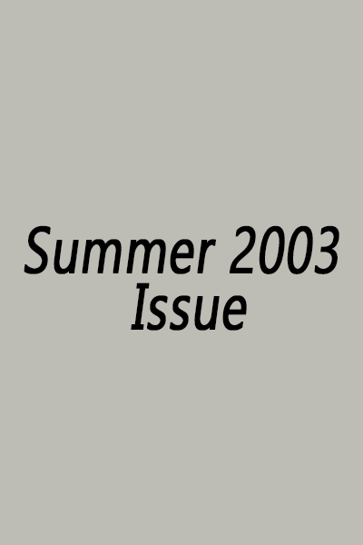 Summer 2003 Issue